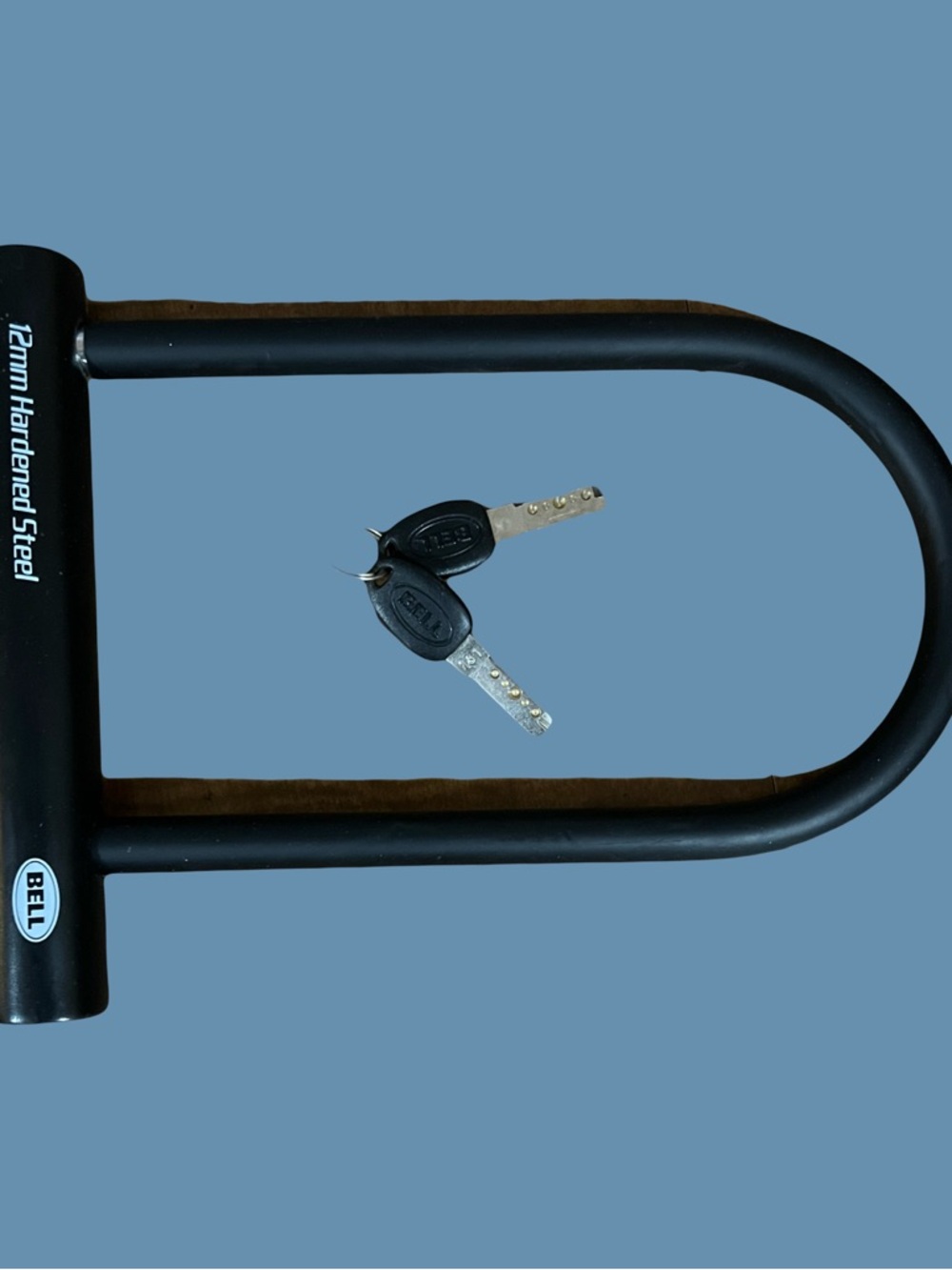 Bell 12mm Hardened Steel U-Lock with Keys - Black